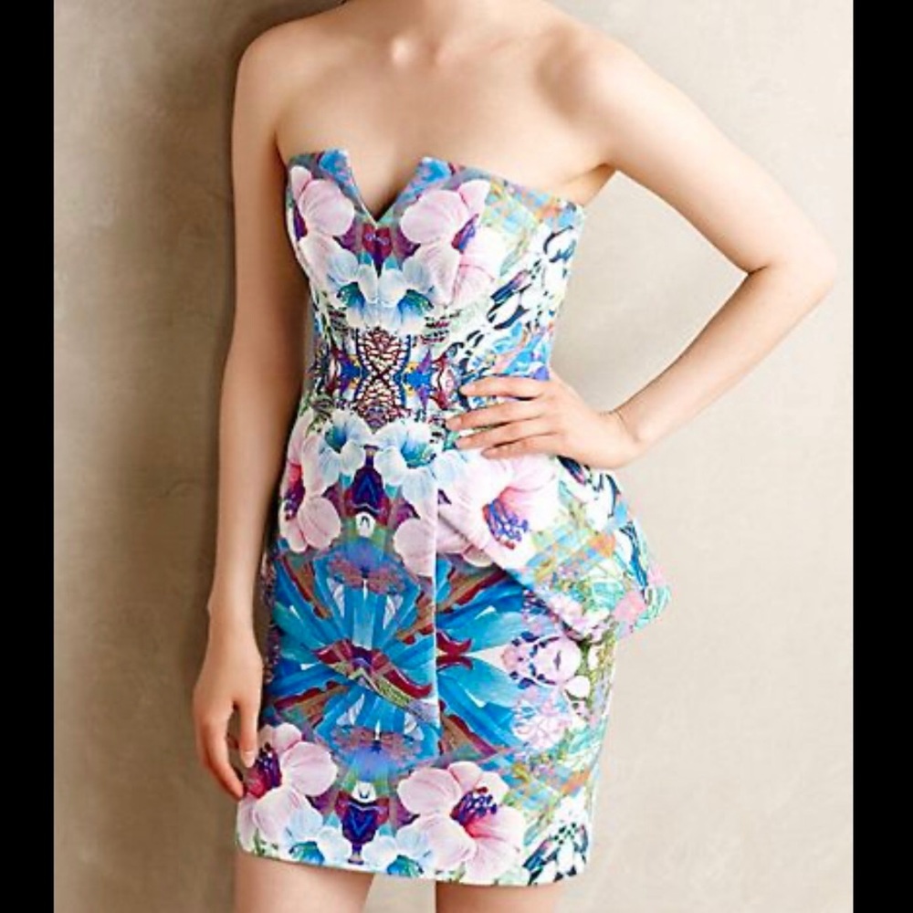 Finders Keepers Anthropologie Vivace Floral Dress